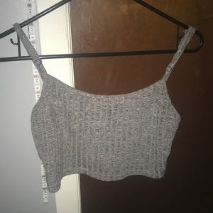 SHIEN gray crop top